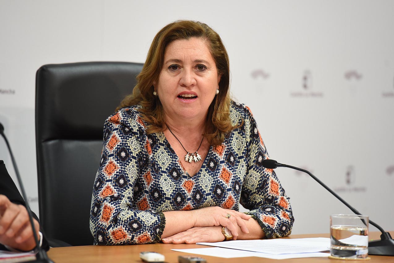 Rosana Rodríguez, consejera de Ecuación, Cultura y Deportes de Castilla-La Mancha.