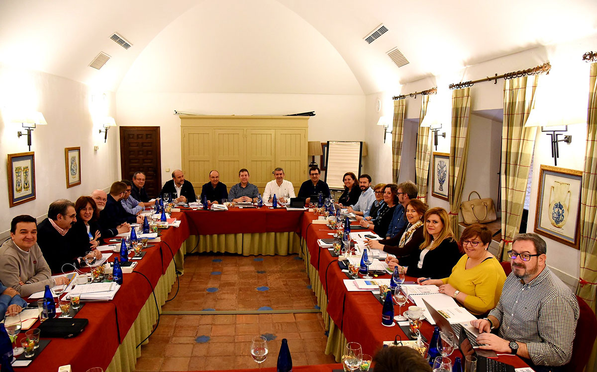 Reunión del Gobierno de CLM en Oropesa.