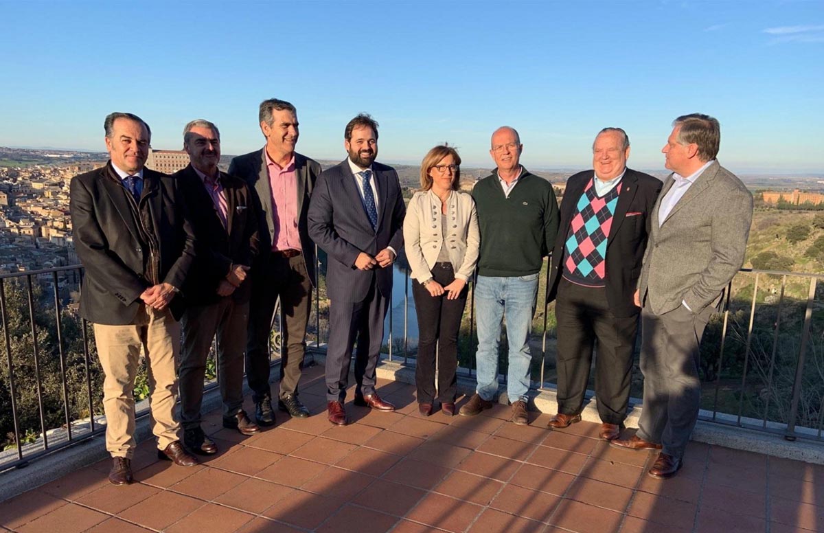 Paco Núñez se reunió con los senadores que tiene el PP por Castilla-La Mancha
