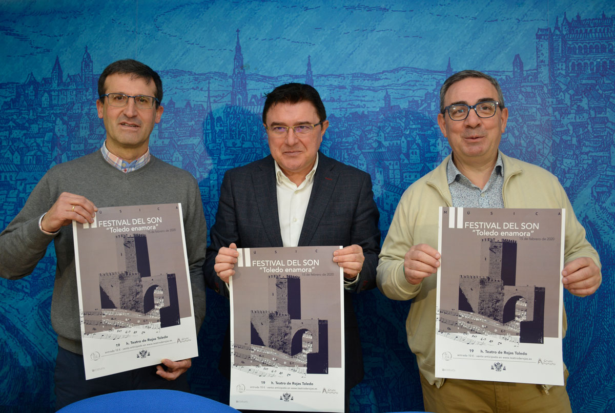 Presentación del II Festival del Son en el Ayuntamiento de Toledo.