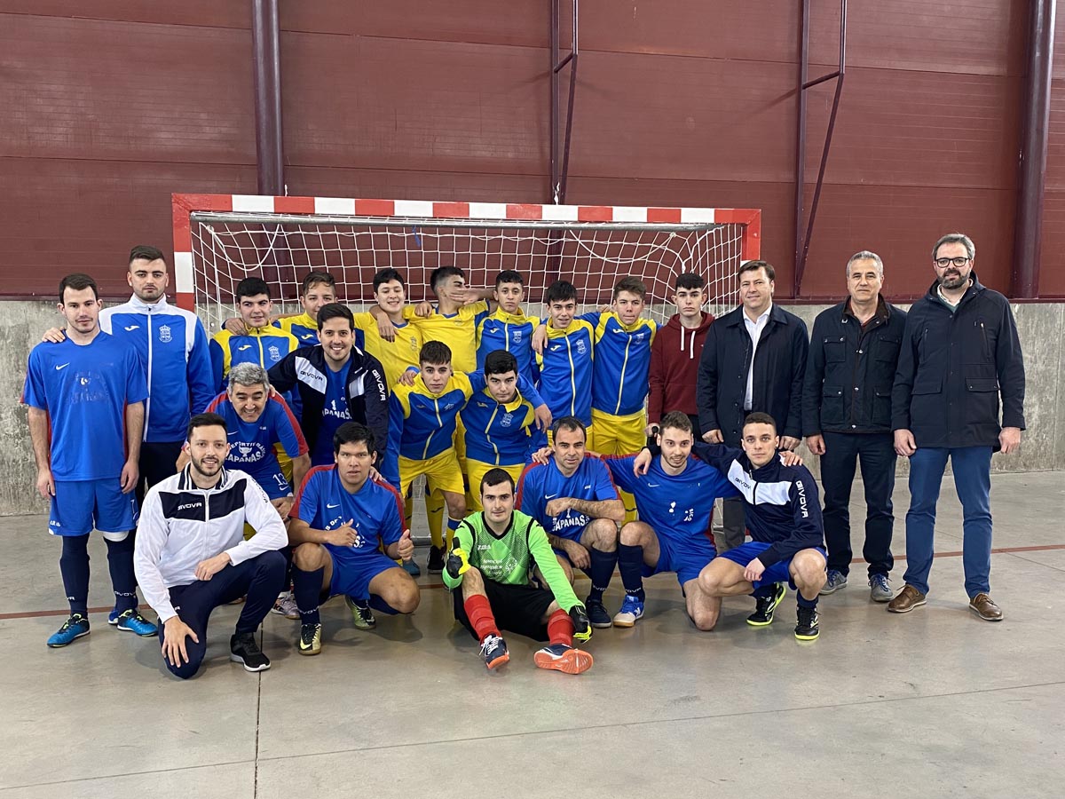 Fútbol sala inclusivo en Santa Olalla