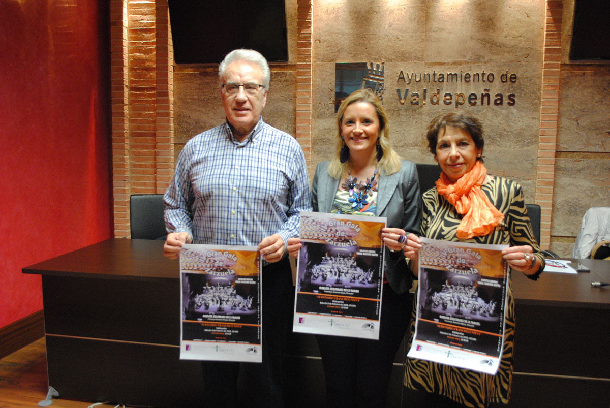 Presentación de la IV Gran Gala de la Zarzuela de Valdepeñas.