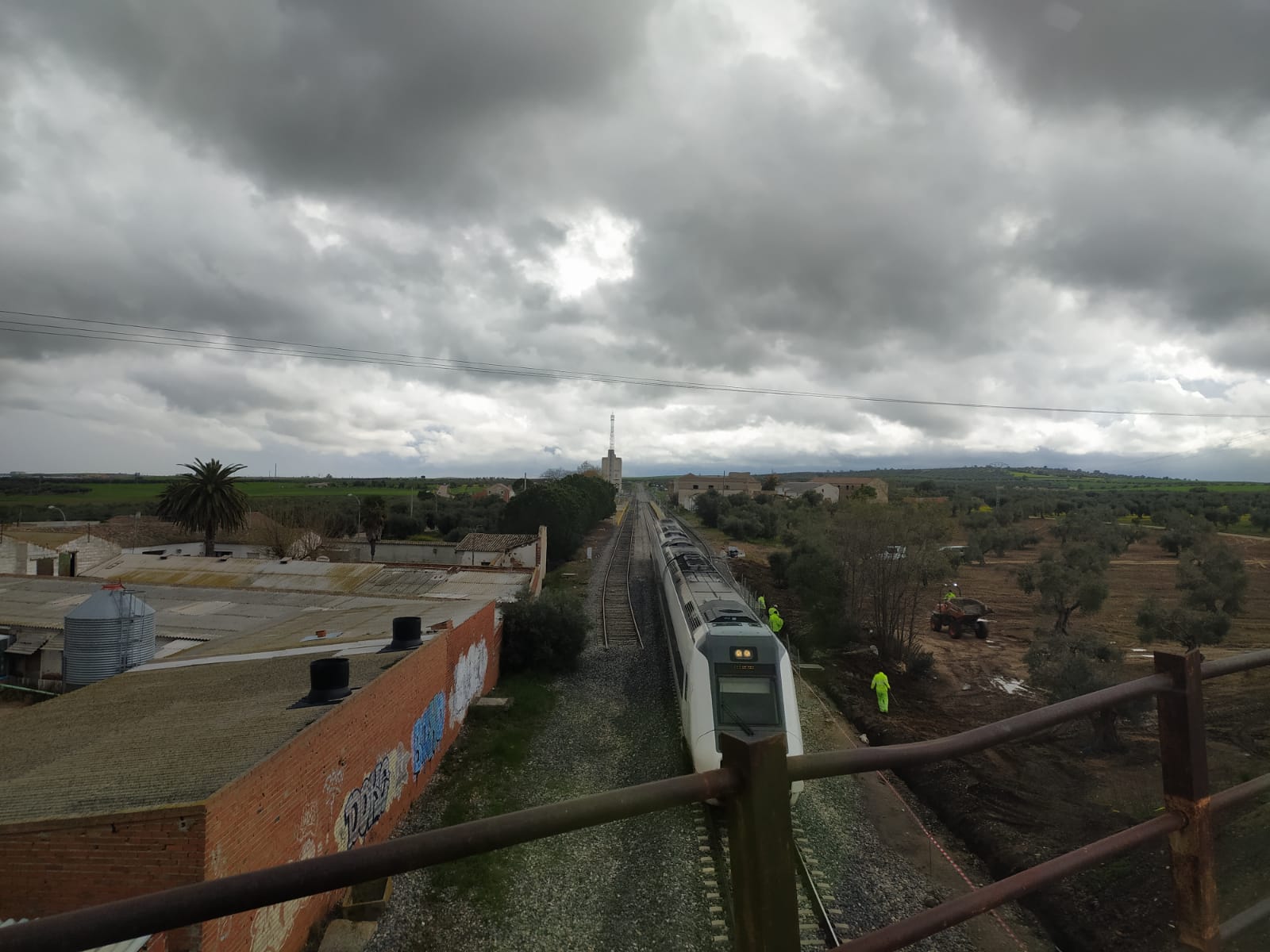 Obras en el tramo Humanes-Monfragüe.