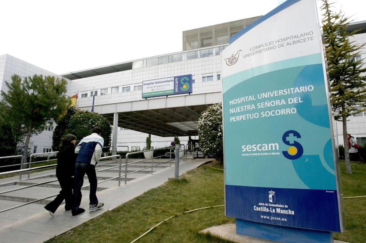 Imagen de archivo del Hospital Perpetuo Socorro, en Albacete.