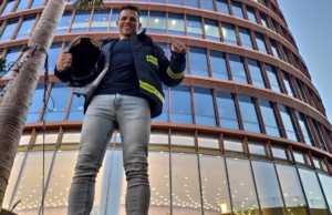 Narciso Sánchez, ganador (máster) de la Subida Vertical a la Torre Sevilla