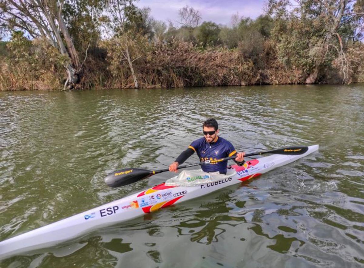 En la foto, Pco Cubelos, capitán de la Selección española de piragüismo