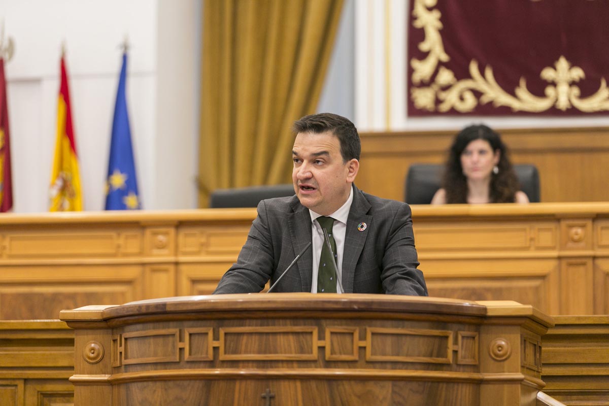 Francisco Martínez Arroyo, durante su intervención en las Cortes