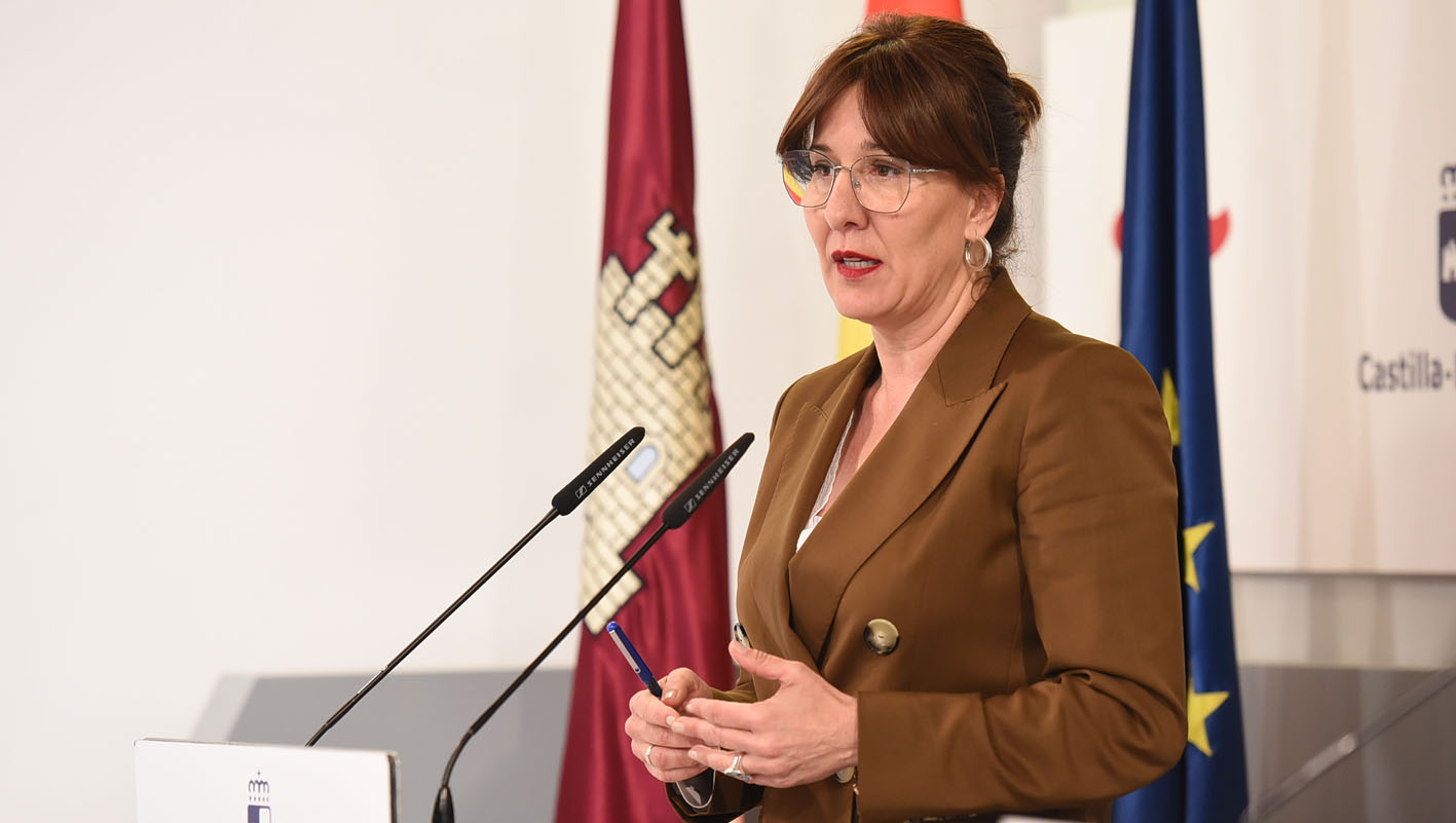 Blanca Fernández, consejera de Igualdad y portavoz del Gobierno de Castilla-La Mancha.