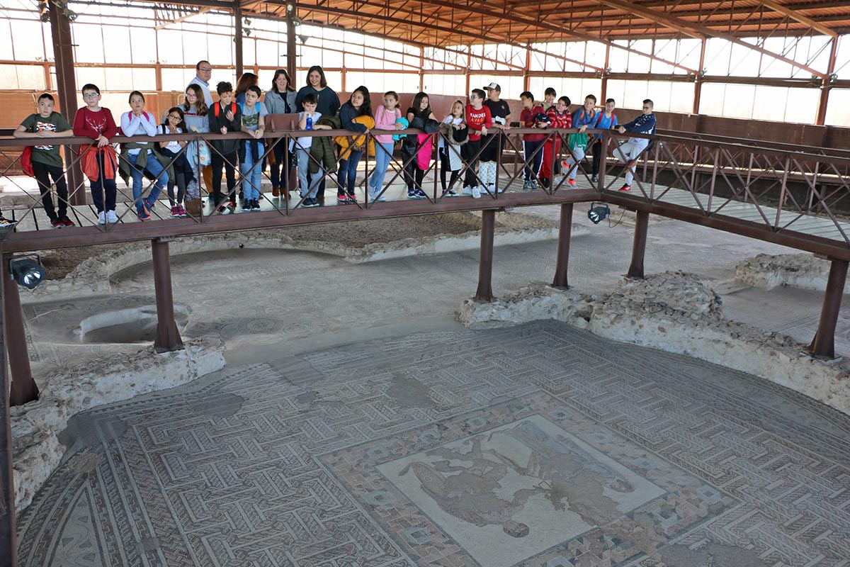 Hoy se ha reabierto al público el parque arqueológico de Carranque (Toledo).