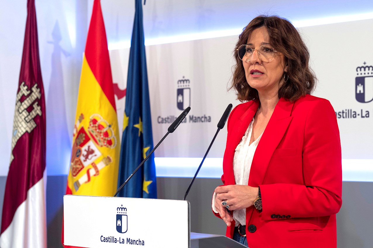 La portavoz Gobierno y consejera de Igualdad de CLM, Blanca Fernández.