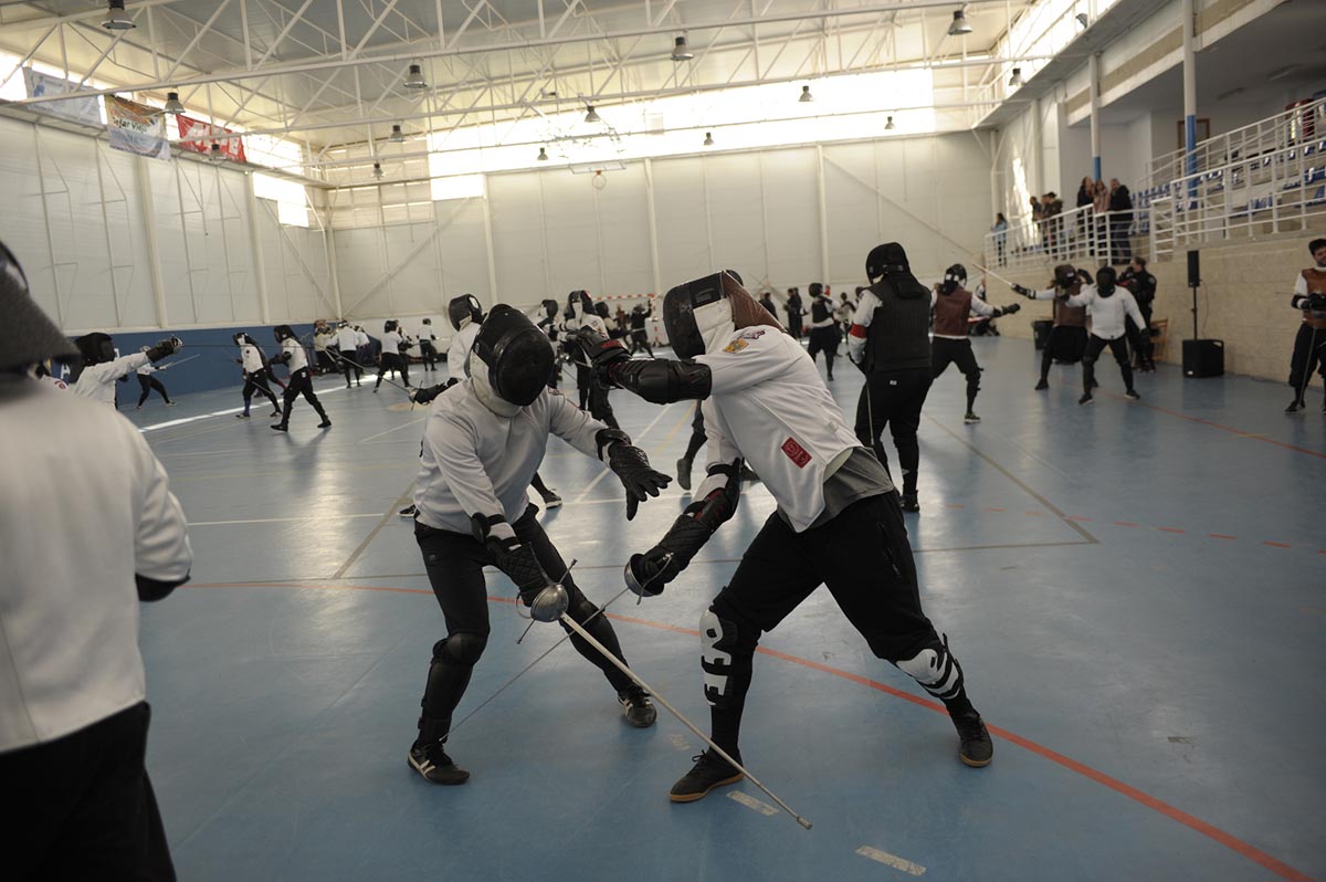 Esgrima antigua en Santa Cruz de Retamar