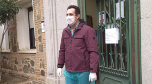 Roberto, el policía local de Toledo que ha superado el coronavirus y ya ha sido dado de alta.