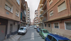 El hombre ha sido detenido en la calle San Cristobal.