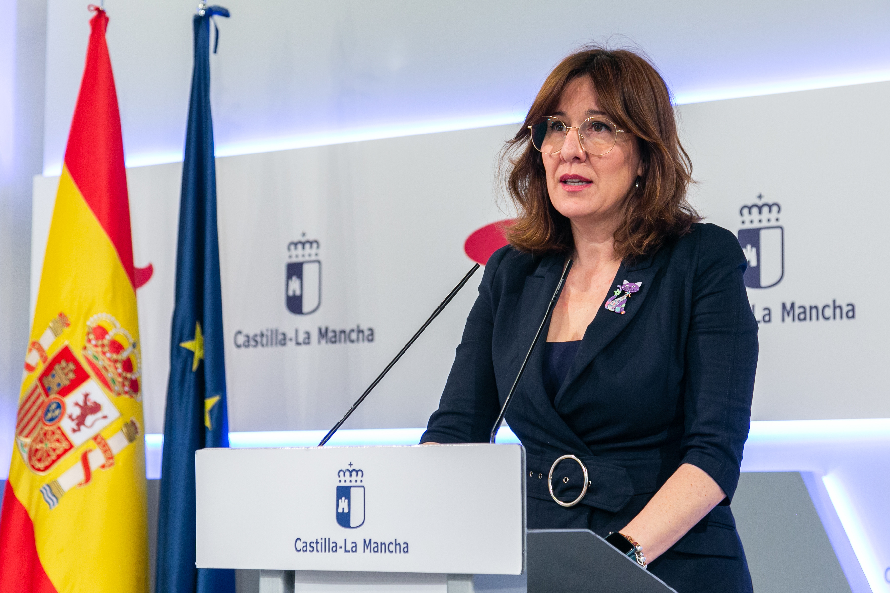 Blanca Fernández, consejera de Igualdad y portavoz del Gobierno.
