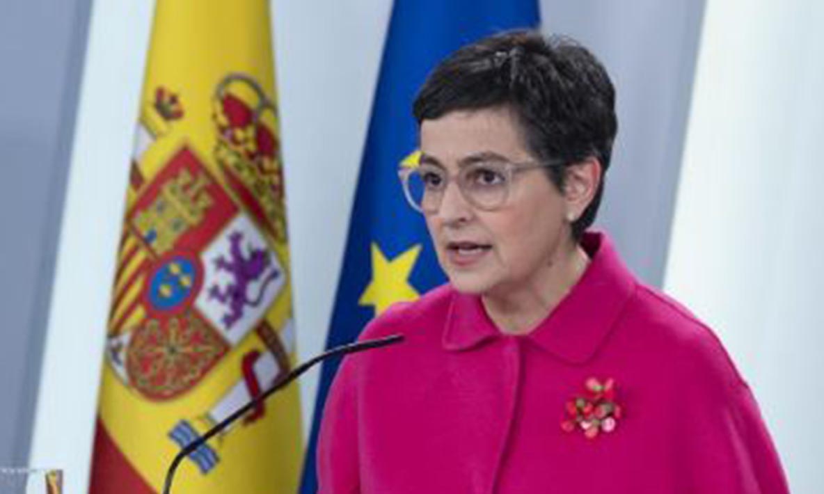 La ministra de Exteriores, Arancha González Laya