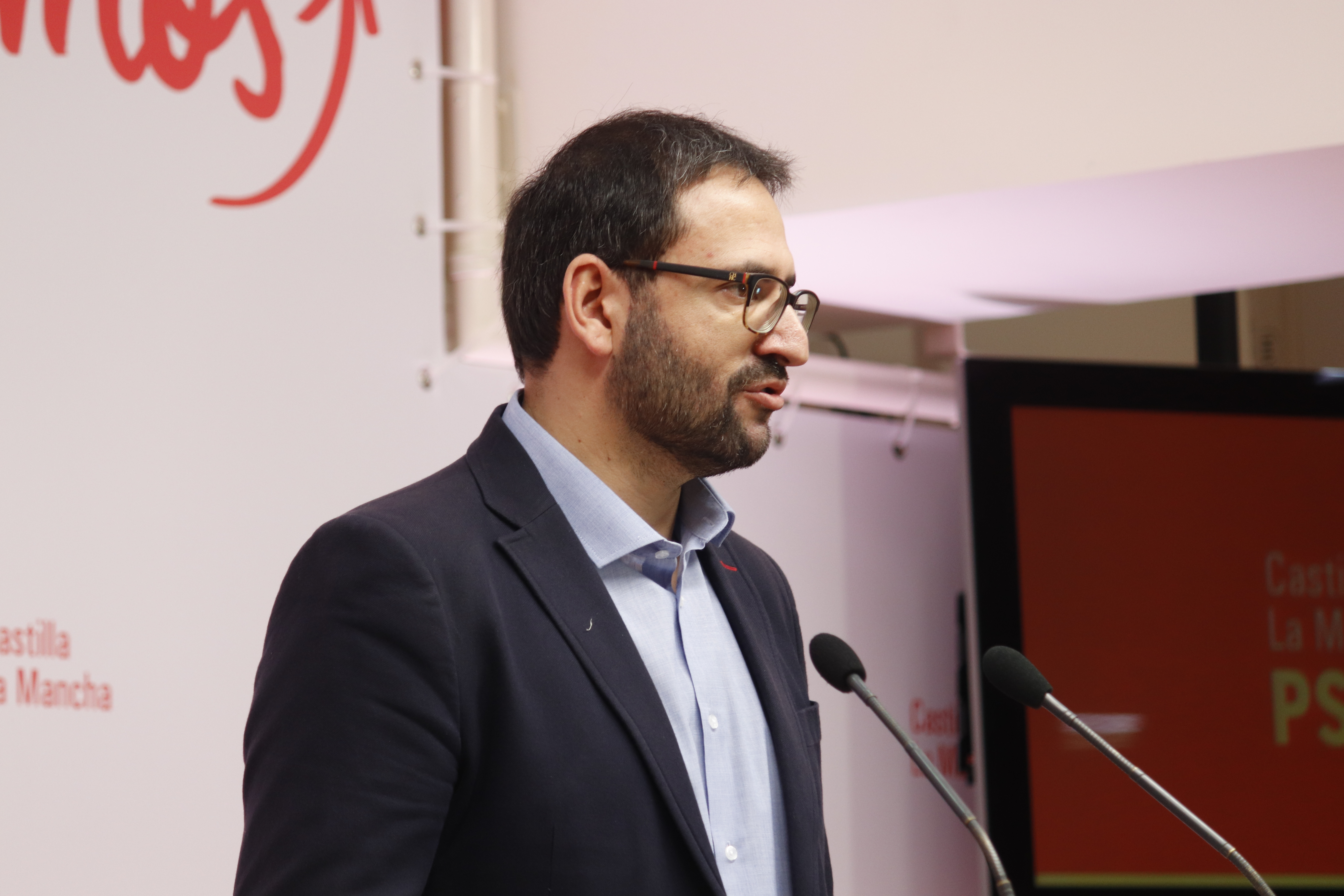 Sergio Gutiérrez, secretario de Organización del PSOE, se ha mostrado muy crítico con el PP.