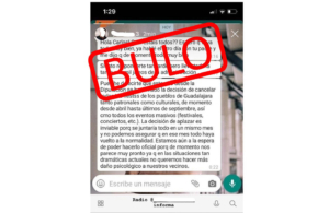 La pandemia de los bulos no para. Hay gente sinvergüenza que parece ser que no tiene otra cosa que hacer.