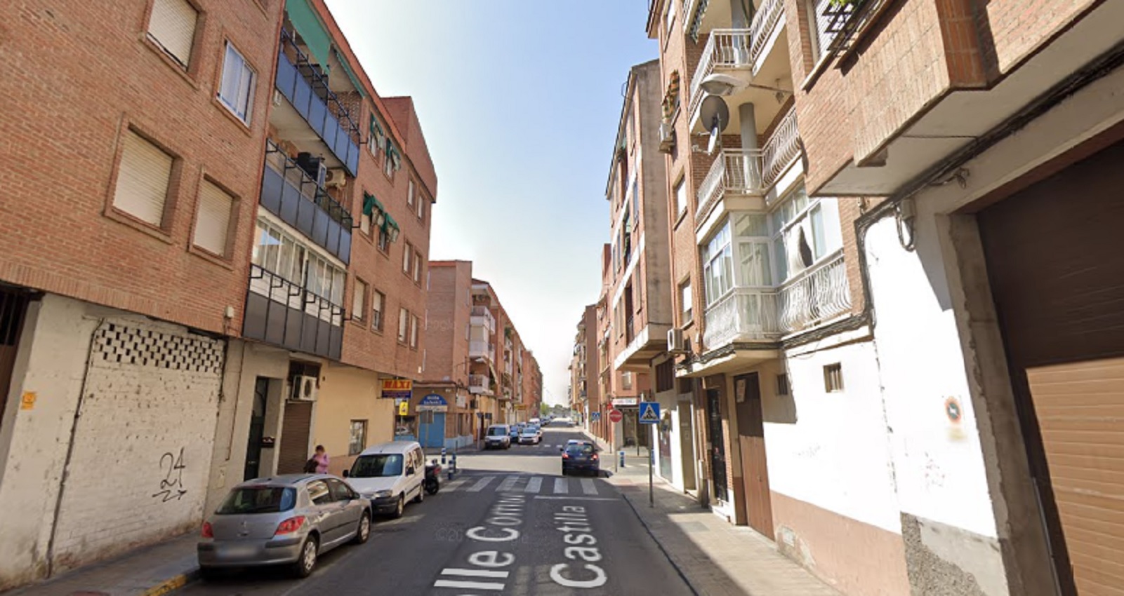Calle Comuneros de Castilla, en Talavera.