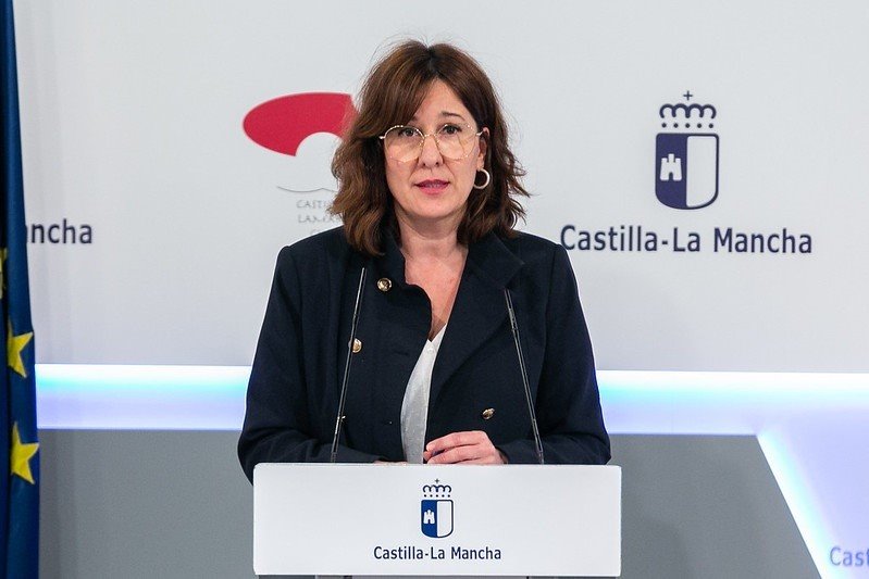 Blanca Fernández, portavoz del Gobierno de Castilla-La Mancha y consejera de Igualdad.