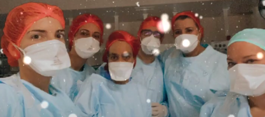 Enfermeras, médicos… El video de la UCI del Hospital Provincial es realmente emotivo.