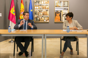 Page ha confirmado en Puertollano que los alumnos no volverán a las aulas de forma presencial este curso, sí seguirán online.