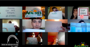 Vídeo de Afannes durante el confinamiento