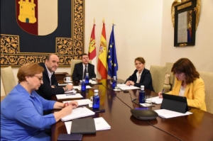 Video conferencia del Gobierno de CLM con el sector social, en el que abordó el rastreo para detectar el virus