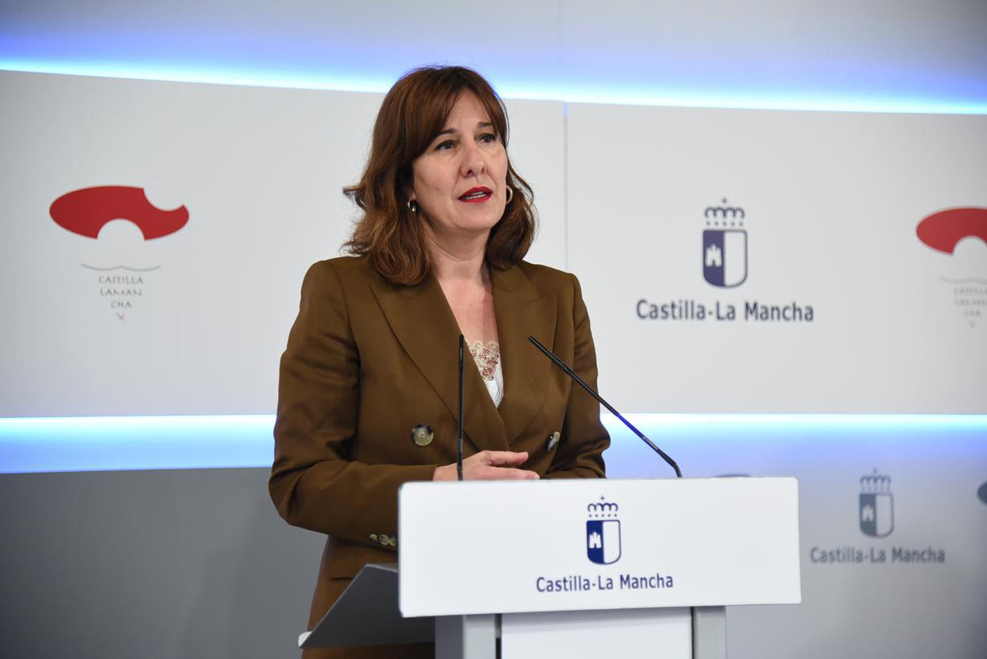 Blanca Fernández, portavoz del Gobierno de Castilla-La Mancha. covid