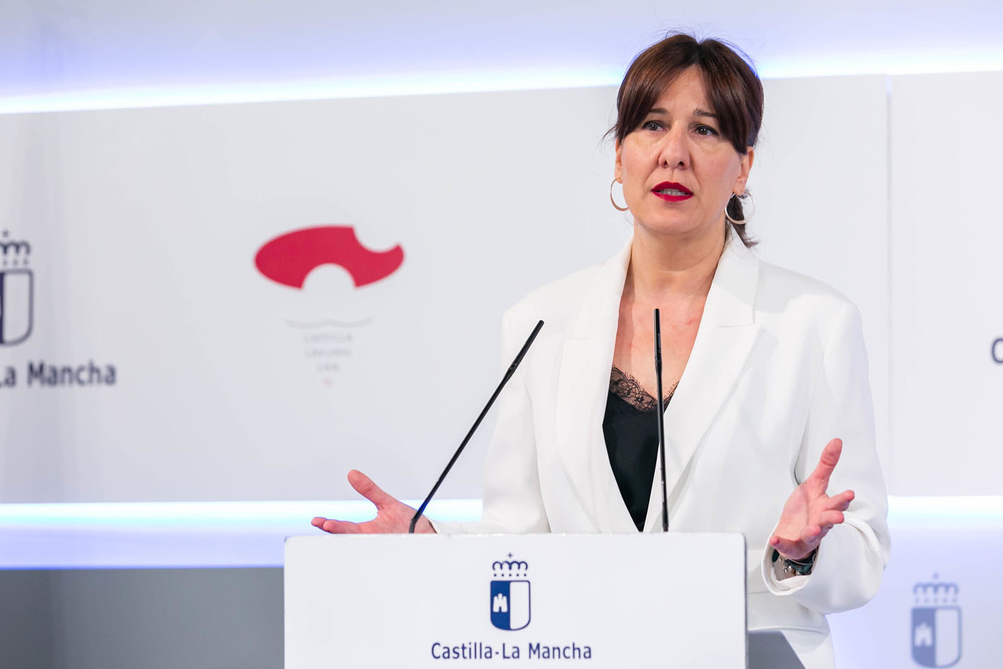 Blanca Fernández, portavoz del Gobierno de CLM y consejera de Igualdad.