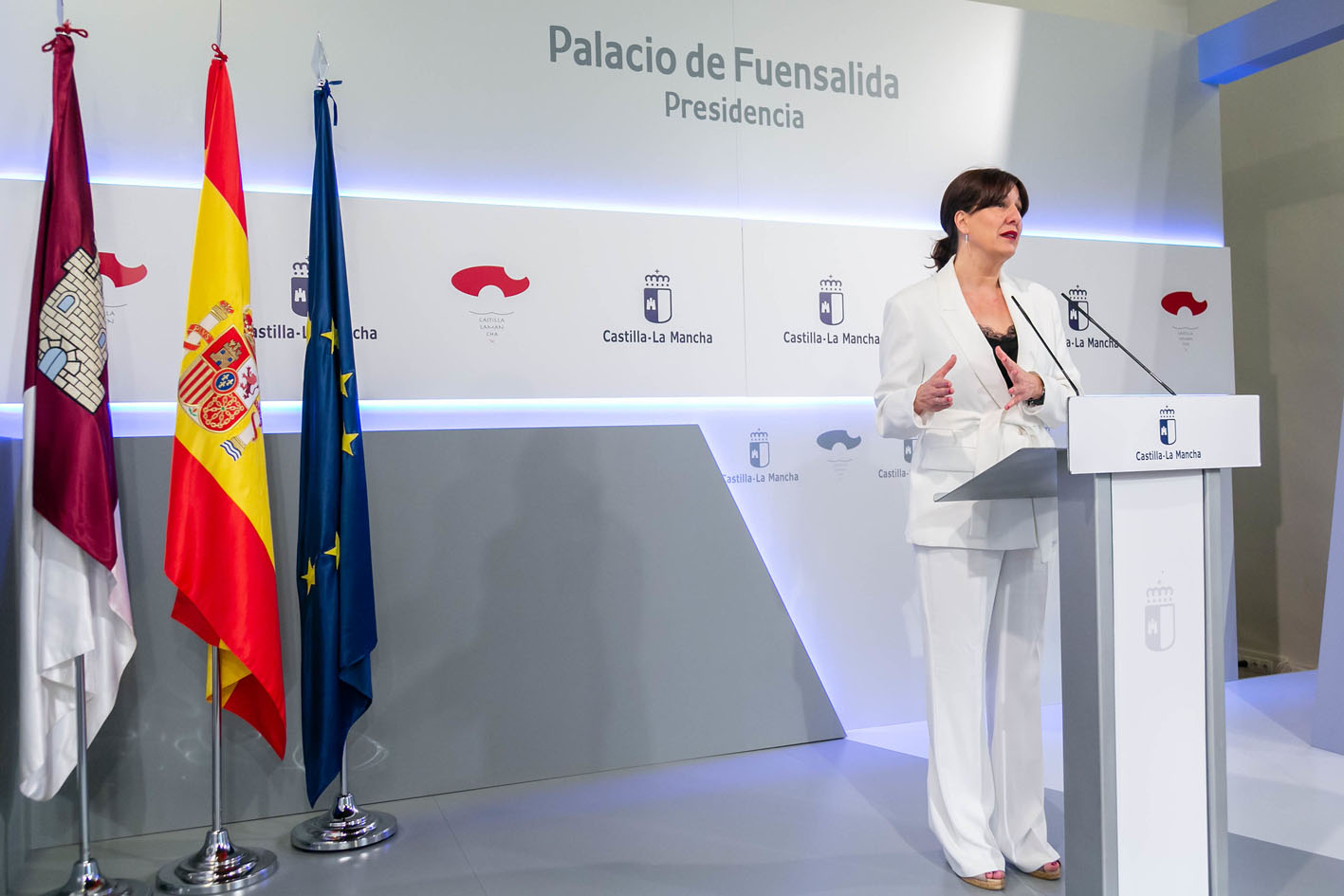 Blanca Fernández, consejera de Igualdad y portavoz del Gobierno de CLM.