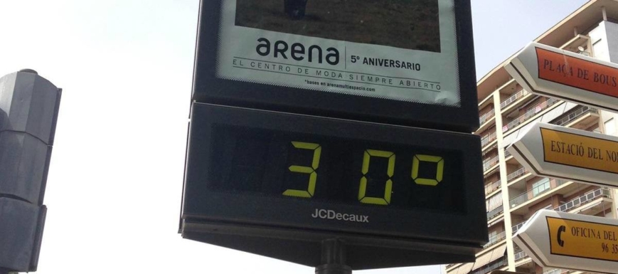 temperaturas. calor. termómetro