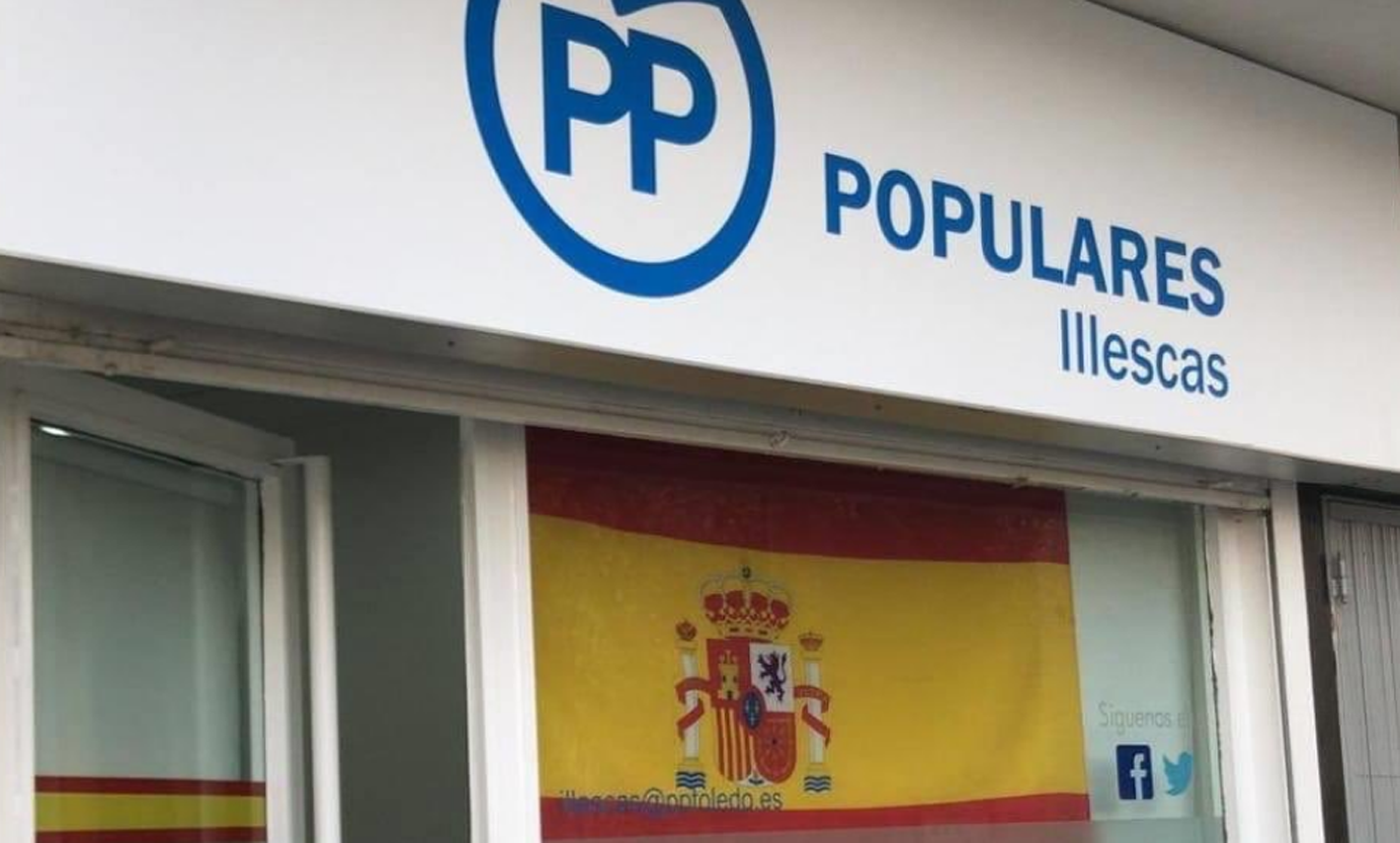 Sede del PP en Illescas (Toledo).