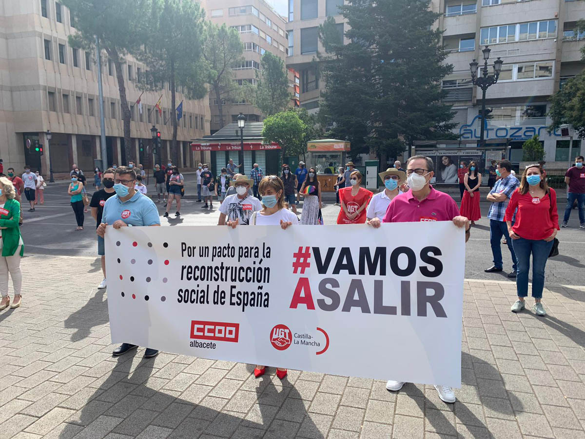 Concentración celebrada en Albacete.