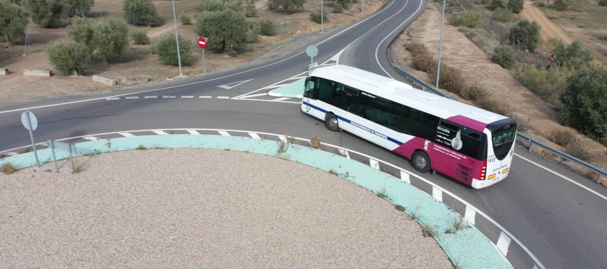 Autobús, medio de transporte muy utilizado entre provincias en CLM.