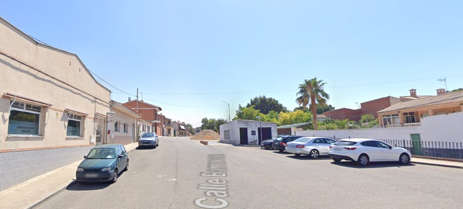 Calle Barrancas, en Burguillos de Toledo.