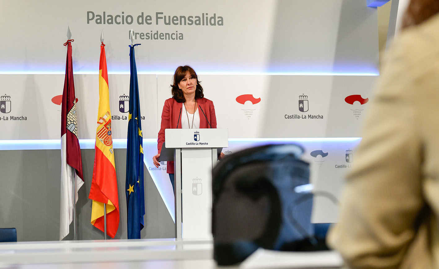 Blanca Fernández, portavoz del Gobierno de Castilla-La Mancha.