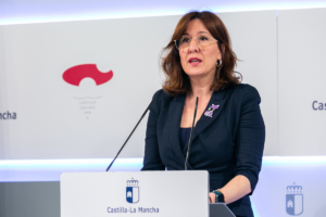 Blanca Fernández, consejera de Igualdad y portavoz del Gobierno de Castilla-La Mancha.