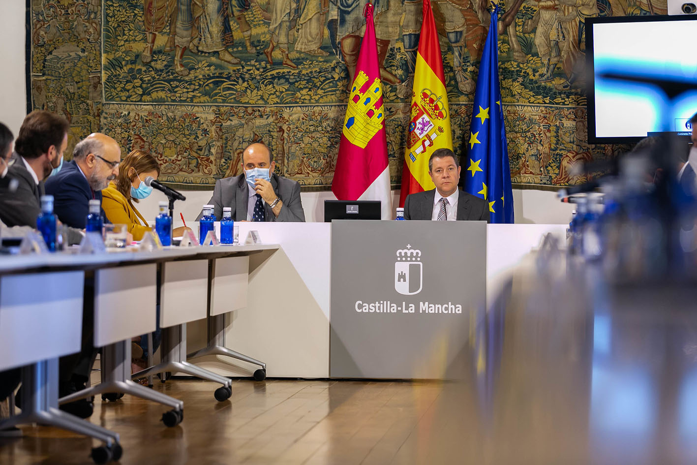 Primera reunión del Consejo para la Transición frente al Covid-19.