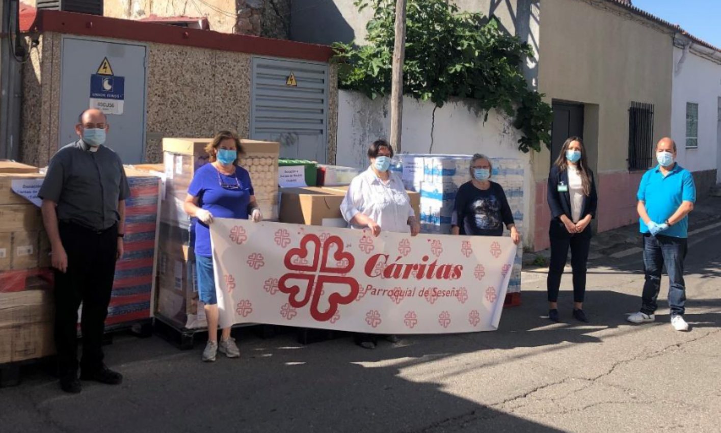 Donación de Mercadona a la Parroquia de Seseña.