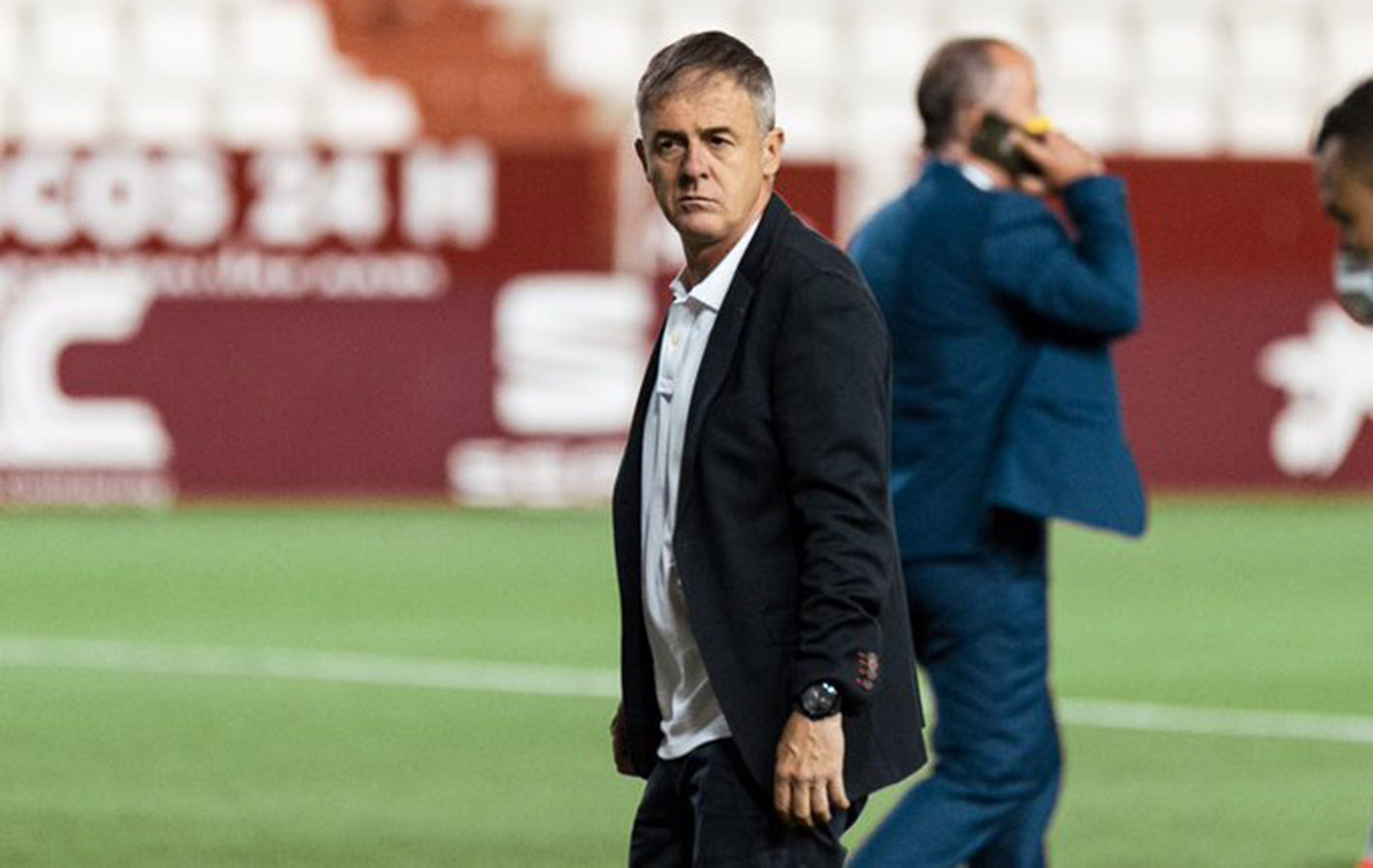 Lucas Alcaraz, técnico del Albacete.