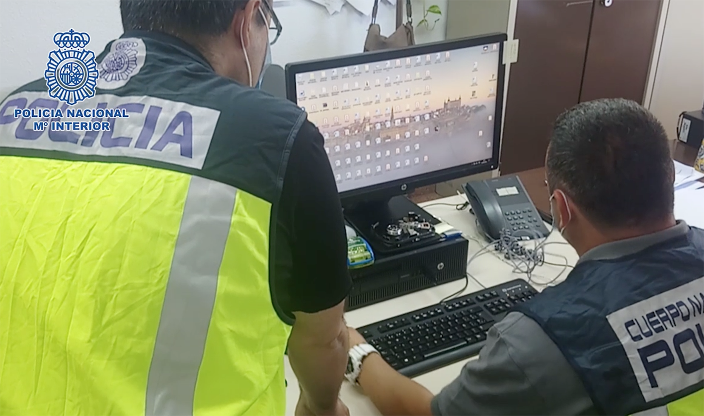 La actuación policial fue coordinada desde la Comisaría de Toledo.