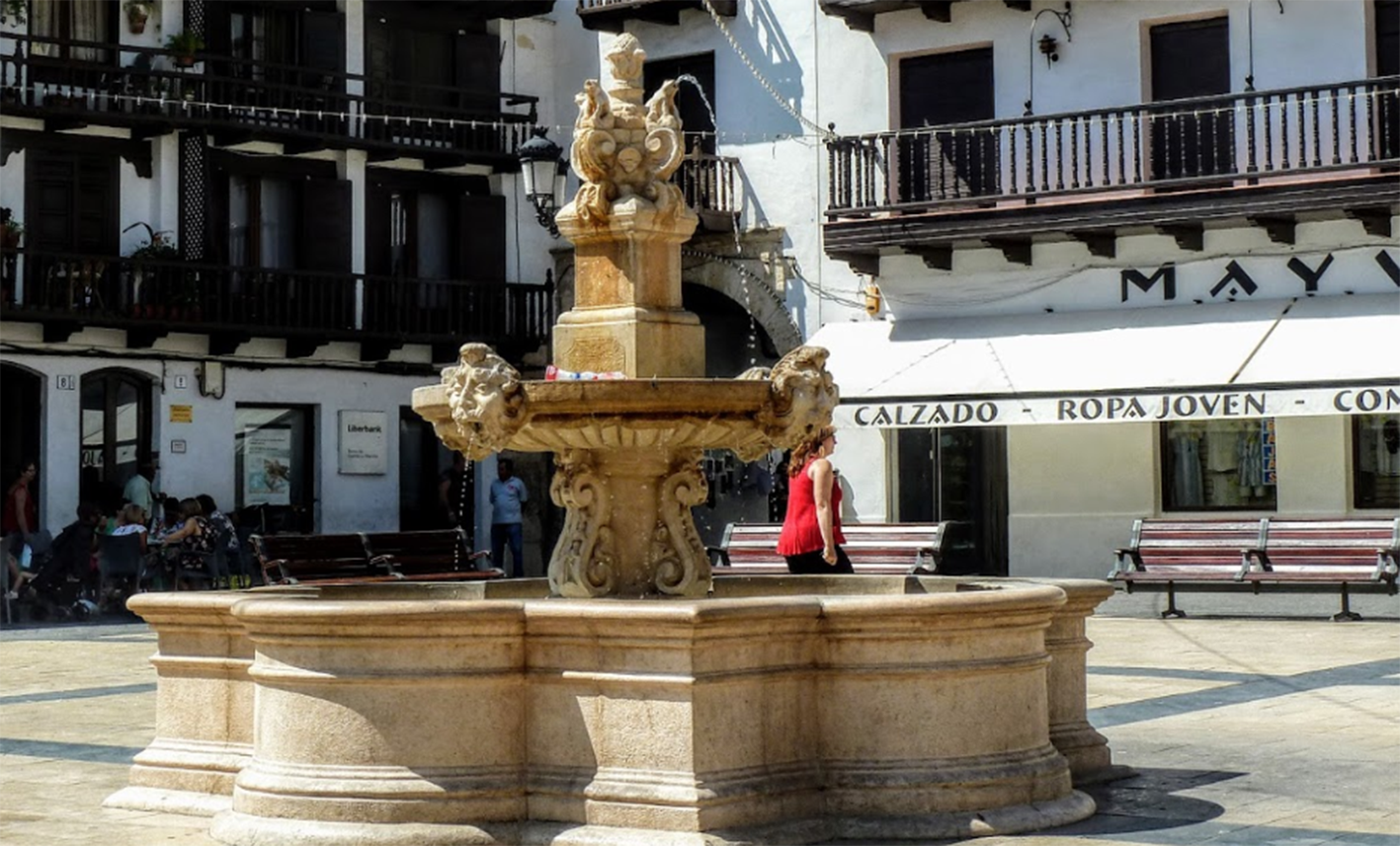 Plaza Mayor de Tarazona de la Mancha.