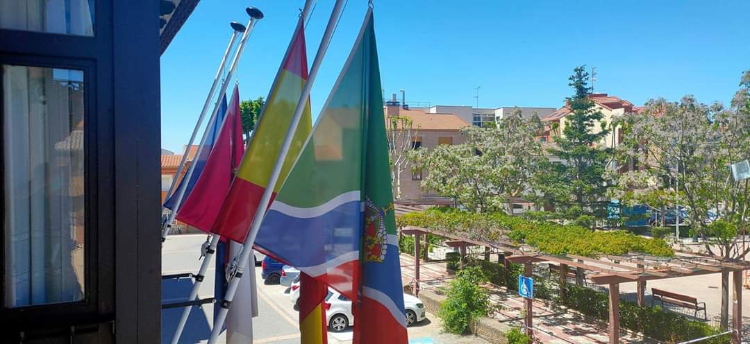 Imagen desde el balcón del Ayuntamiento de Alovera.