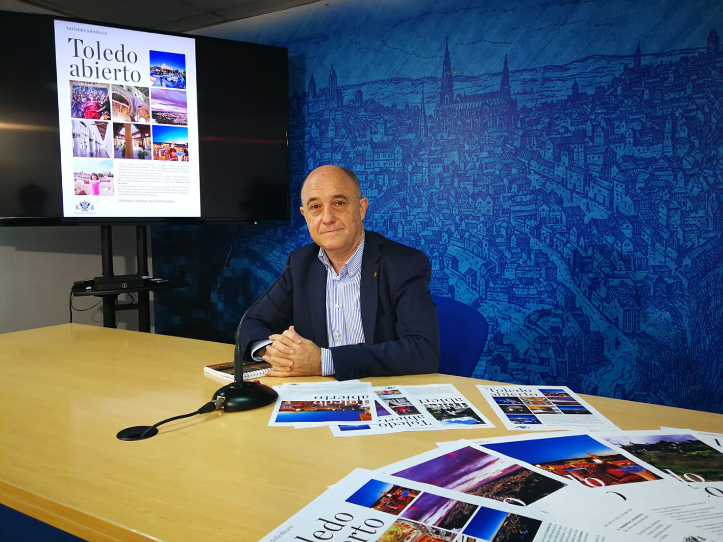 Francisco Rueda presenta la campaña "Toledo abierto. Disfrútalo sin prisa"