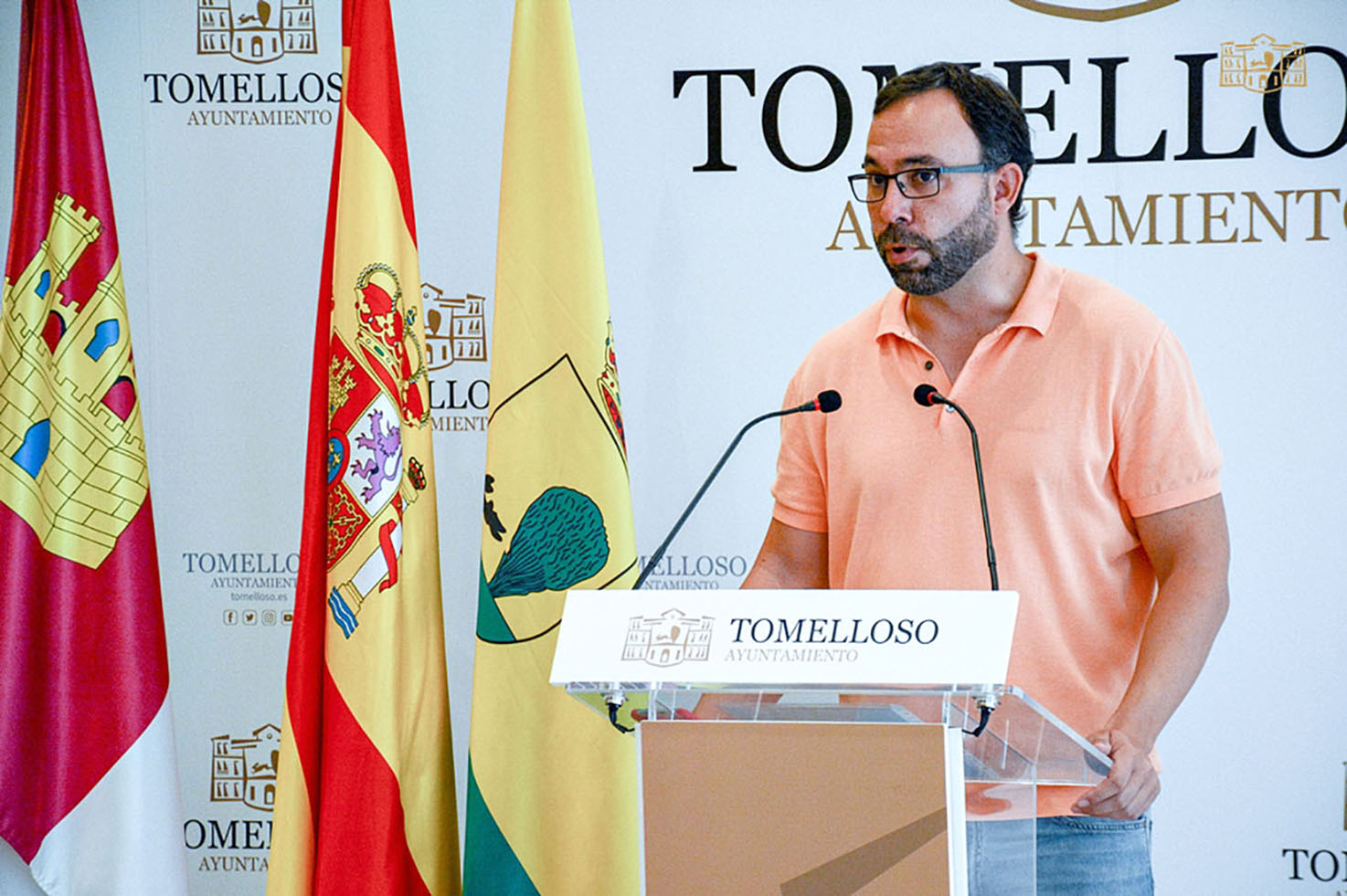 Javier Navarro, portavoz del Grupo Popular del Ayuntamiento de Tomelloso.