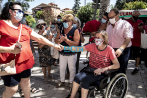 Juani Muñoz vuelve a casa tras pasar el coronavirus