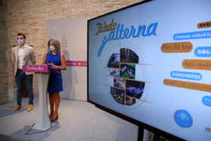 "Toledo alterna" contempla más 30 actividades para los jóvenes, presentadas hoy por la alcaldesa, Milagros Tolón; y el concejal de Juventud, Pablo García.