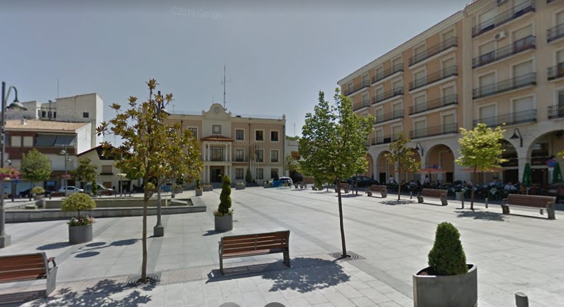 Plaza de la Constitución, en Socuéllamos (Ciudad Real).