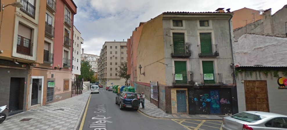 Calle Doctor Galíndez, en Cuenca.