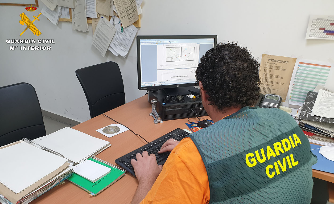 la sagra La Guardia Civil consiguió identificar a dos menores como presuntos autores de los hechos.